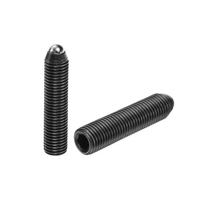 2pcs M16x70 Screw Thread Ball Plunger High Carbon Steel Hex Socket Spring Ball
