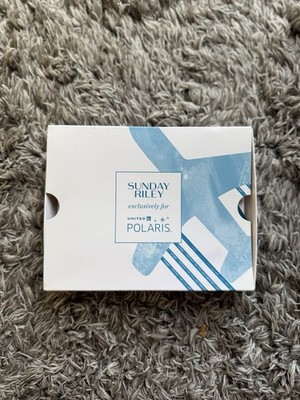 United Airlines Polaris Sunday Riley Cream Set Limited Edition