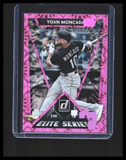 2020 Yoan Moncada - Donruss Pink Fireworks Elite Series #E-13 Chicago 