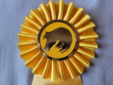 3rd Place Yellow Flowing Mane Horse Show Ribbons Awards Equestrian Events