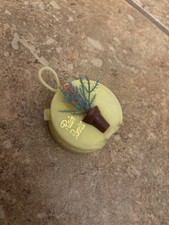 1960s and 1970s Vintage Rain Bonnet Case With Original Bonnet Inside