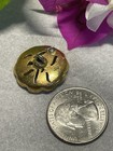Vtg Vogue Gold And Silver Tone Pierced Layered Concave Button Branches Floral — photo 2