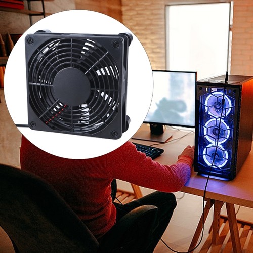 1500rpm High Airflow Router Cooling Fan for Computer Coolers TV Box 5V USB Power - 第 2/7 張圖片
