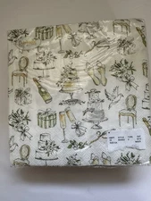 Boston International - 3-Ply 6.5" Lunch Napkins 20 Count - Wedding Cakes