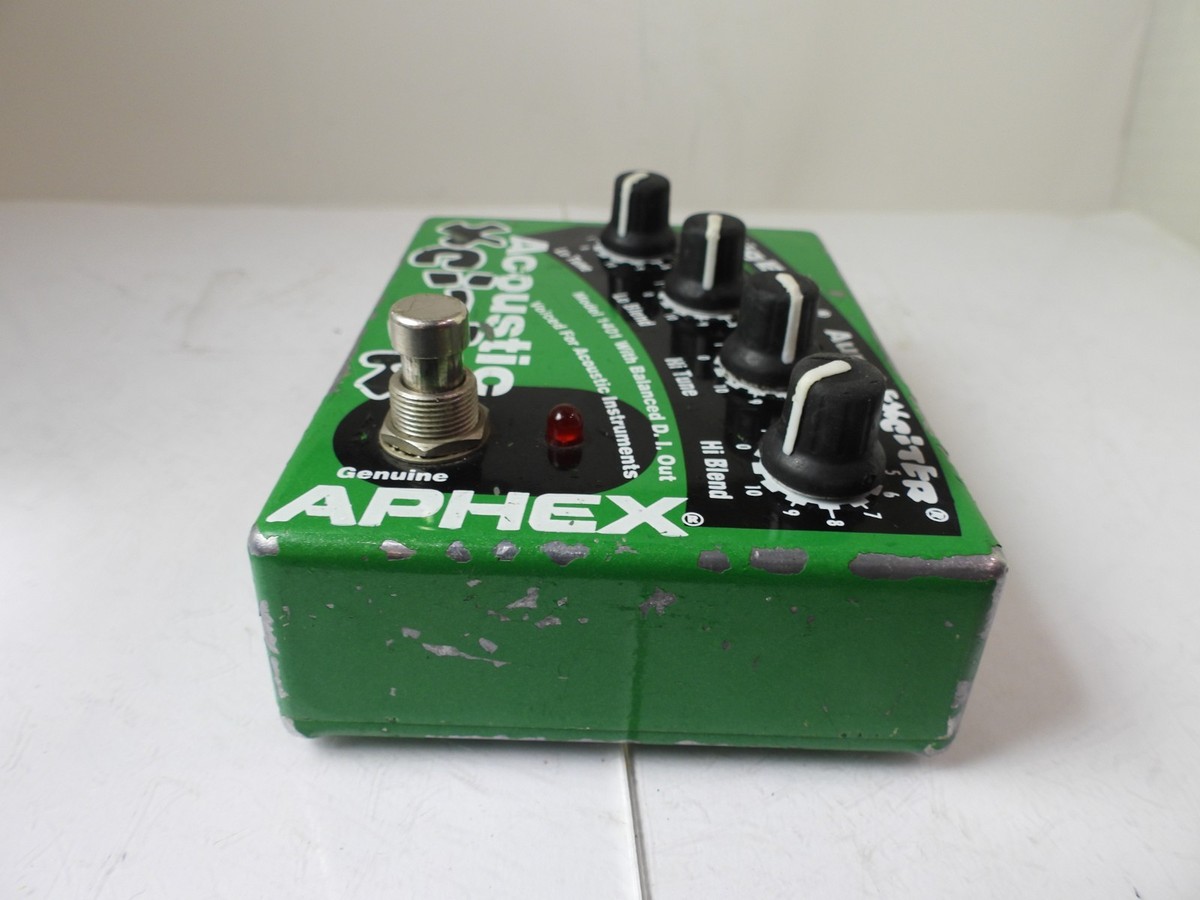 Aphex Acoustic Xciter Aural Exciter Effects Pedal Preamp EQ DI