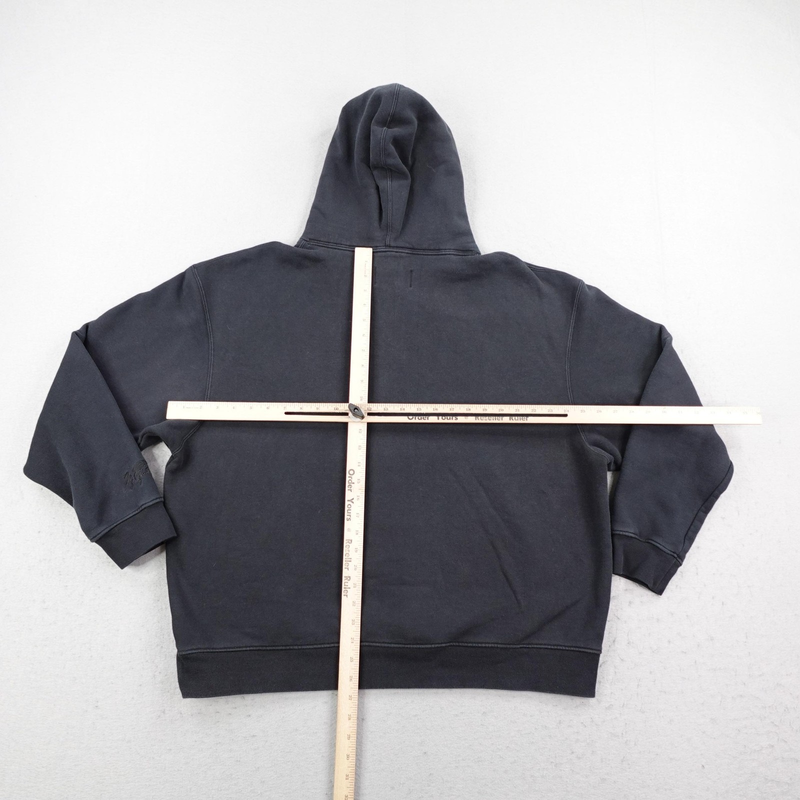 Jordan Hoodie Mens 2XL XXL Black Essentials Pullover Fleece Jumpman Sweatshirt