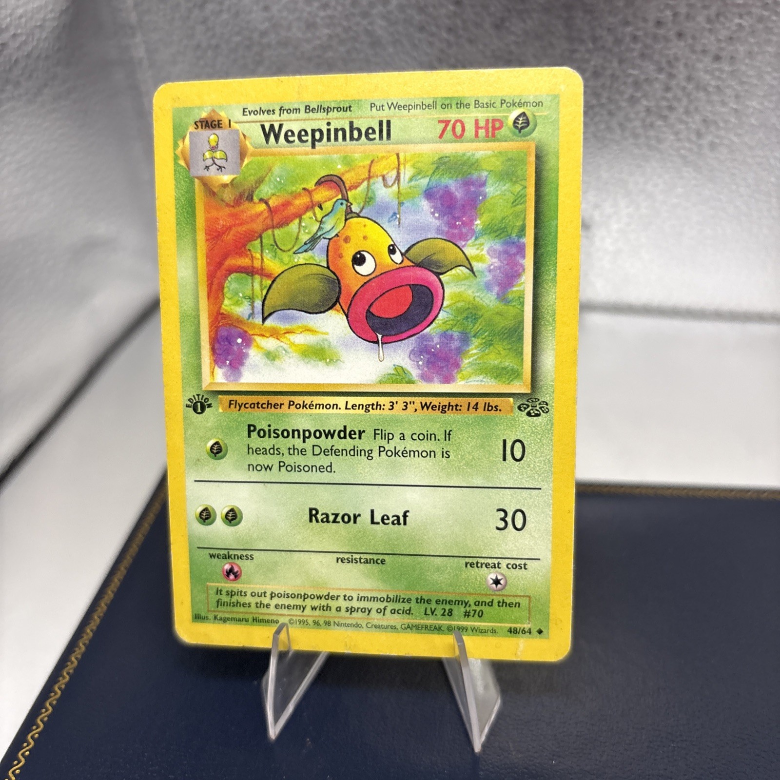 Weepinbell - 48/64 Jungle - Pokémon TCG - 1999