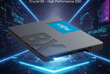 Crucial BX500 240GB 3D NAND SATA 2.5 SSD (CT240BX500SSD1) Solid State Drive