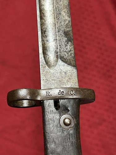 Original Colombian M1912/34 Steyr-Solothurn Rifle Bayonet Marked R. de C. 34-264
