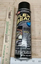 1 NEW 14oz  CAN Flex Seal Spray BLACK Liquid Rubber Sealant Coating, 14 oz Spray
