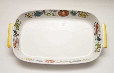 Retro Rorstrand Schweden Granada Rechteck Vintage Auflaufform Gemüse Servieren