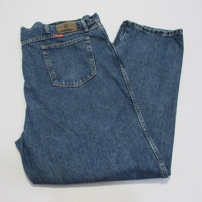 Wrangler Five Star Premium Jeans Herren 48x30 Blau Denim Regular Fit Straight Leg