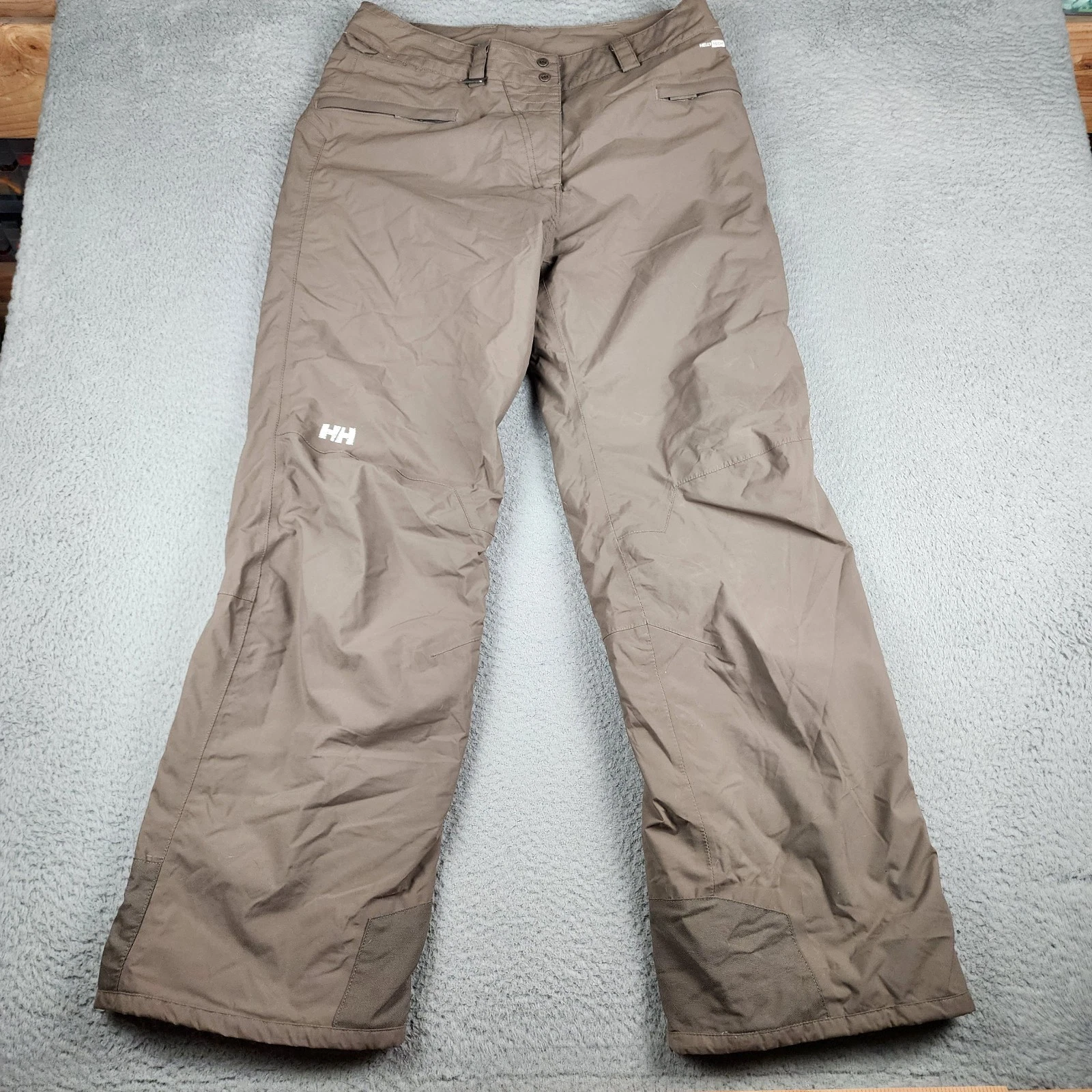 Helly Hansen Snow Pants Womens Large Brown Snowboarding Skiing Winter Sports