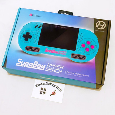 Hyperkin Supaboy Hyper Beach Portable SNES Super Nintendo Konsole 4,3 Zoll NT...