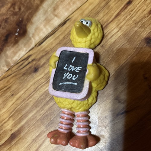 Vintage Sesame Street Big Bird Magnet "I Love You" Jim Henson