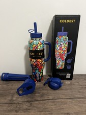 Rare Coldest 46oz Limitless STAINED GLASS, Leakproof, NIB