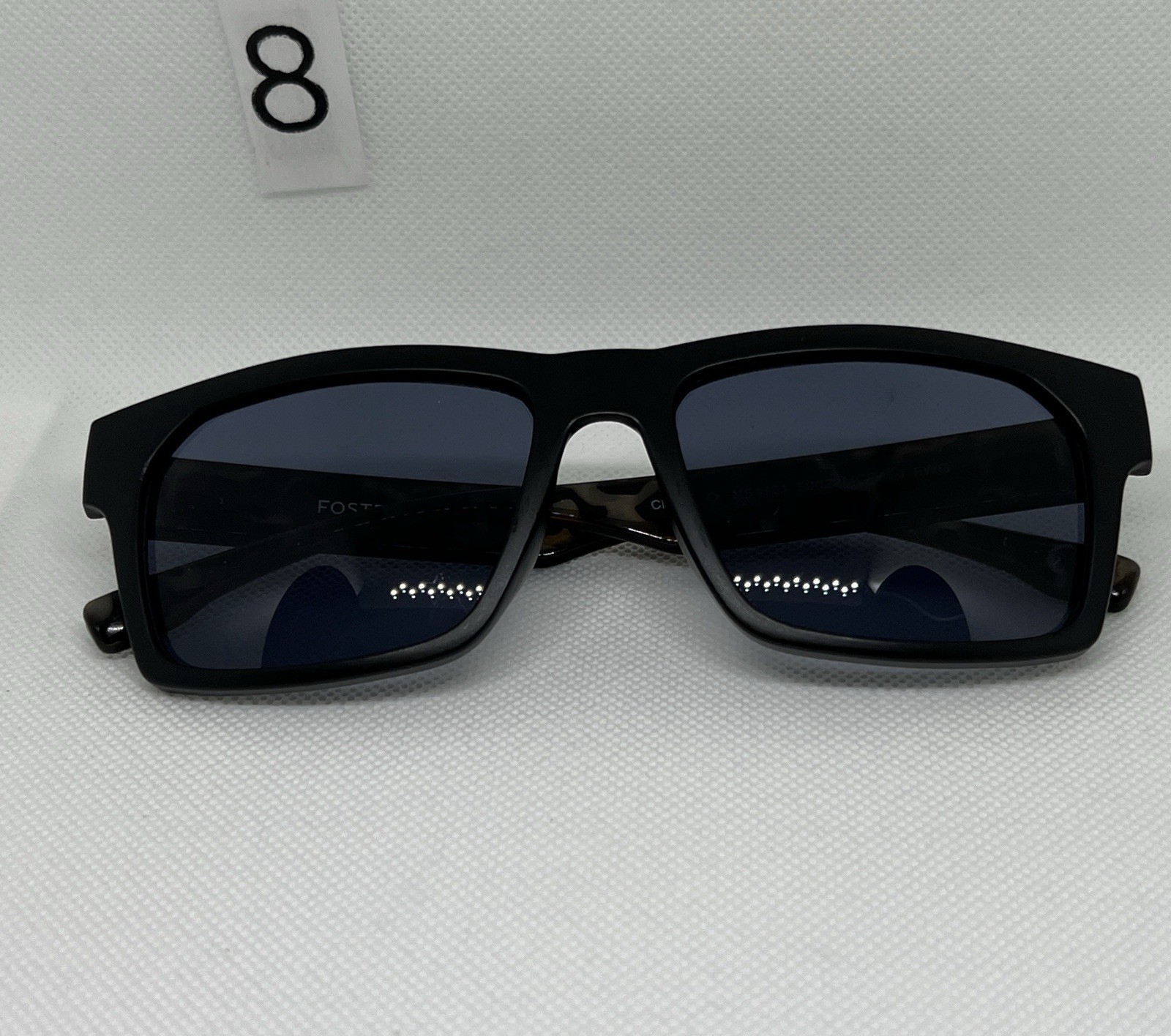 Foster Grant Rectangular Sunglasses – Black Frame… - image 3