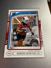 2024 Panini Donruss #393 Marvin Harrison Jr. RC - Arizona Cardinals