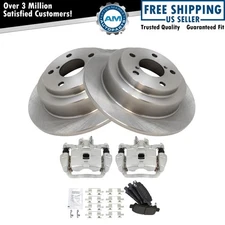 Rear Brake Calipers Ceramic Pads & Rotors Fits 1998-03 Forester 1999-03 Impreza
