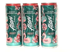 Winter Wonderland Alani Energy Drink Nu 2024 Limited Edition 12 oz 3 Cans Lot