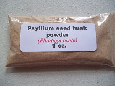 1 oz. Psyllium Seed Husk Powder (Plantago ovata)