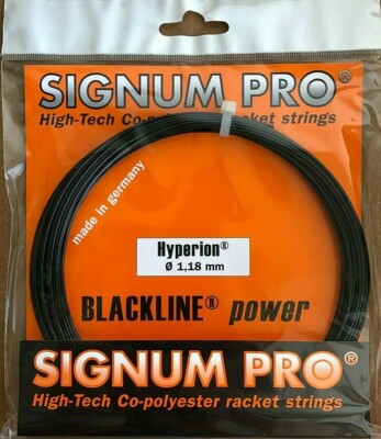 Signum Pro HYPERION Tennis String 1.18mm Made in Germany (Set - 40ft.) 