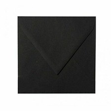 Paper24Plus # 25 St. Schwarz feuchtklebend -13 x 13 cm 130 x 130 mm