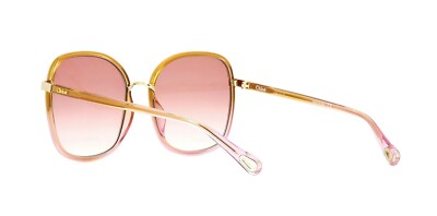Chloé FRANKY CH0031S Yellow Pink Crystal/Orange Shaded (002