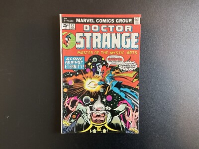 Doctor Strange #13 (Marvel Comics 1976) Mark Jewelers Variant Gold Ad  