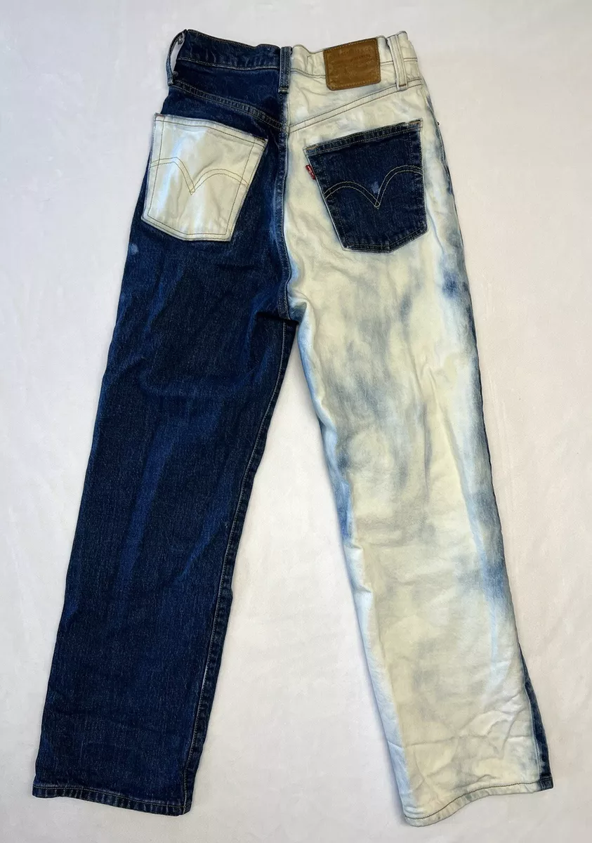 Levis top bleached jeans