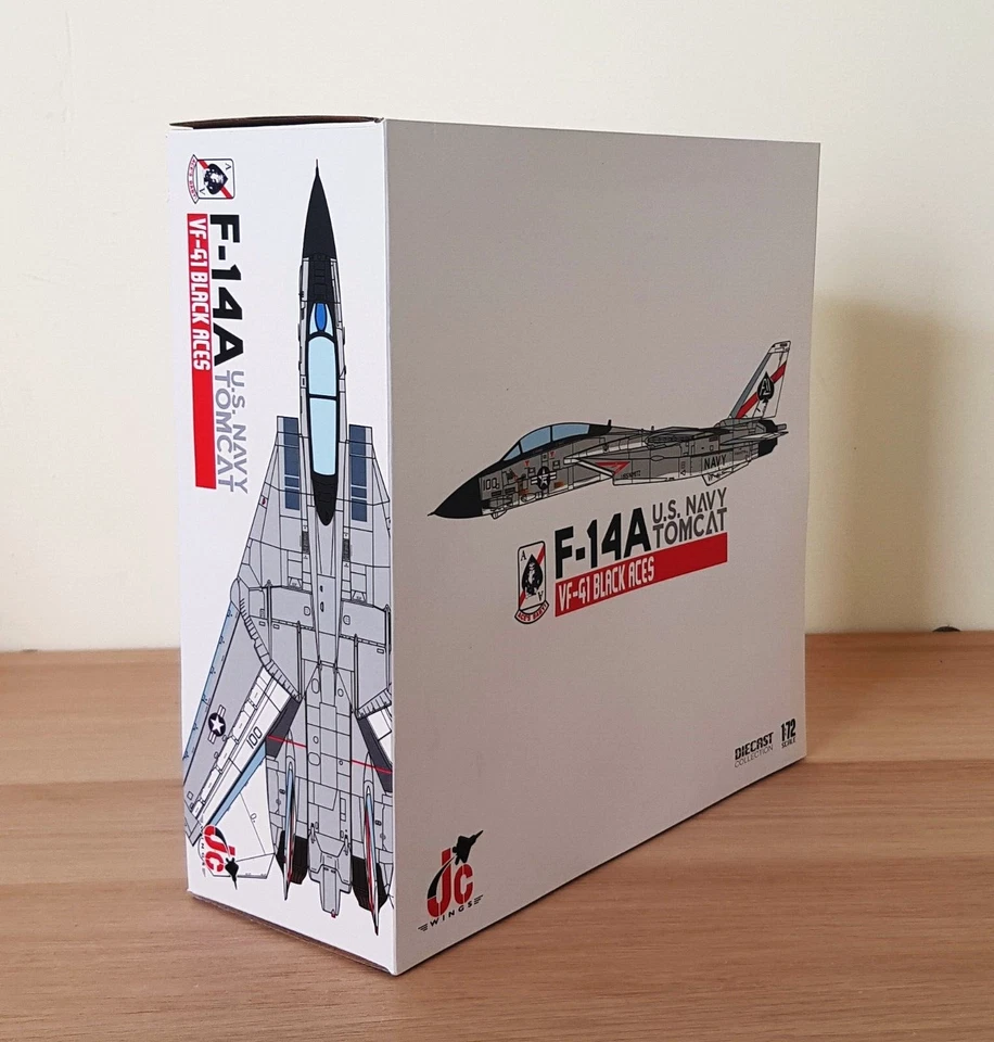 F-14A Tomcat USN VF-41 Black Aces, AJ100, USS Nimitz, JC Wings JCW-72-F14-012 - Image 3 of 4