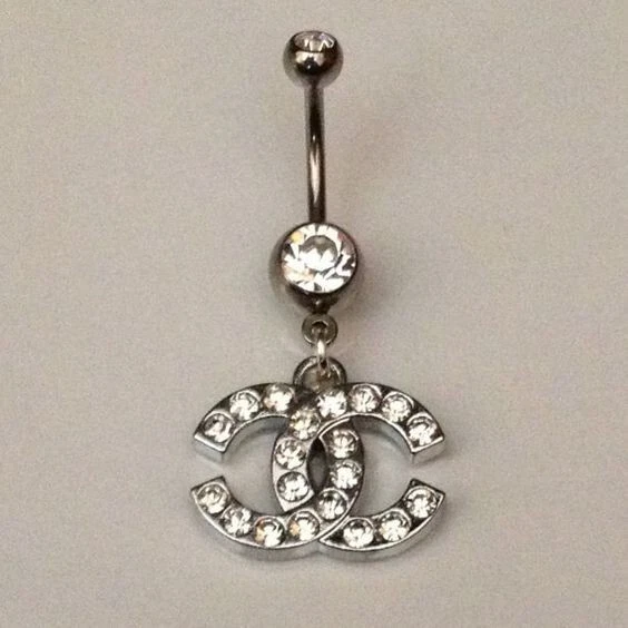 Louis vuitton belly button ring deals