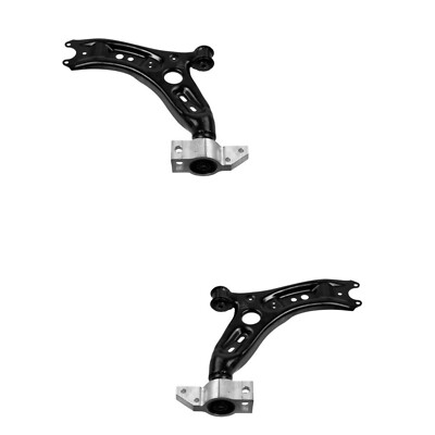 Pair Set 2 Front Control Arms For Audi A3 Quattro Golf Jetta Rabbit Lemforder