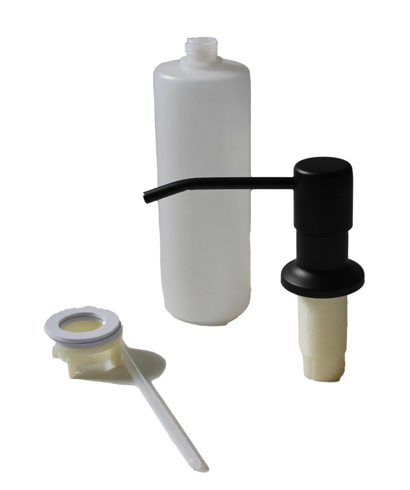 Built in Sink Soap Dispenser, Lotion Dispenser for Kitchen Sink Black Brand New - Image 2 of 4