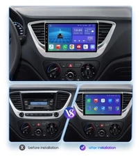 Android12 Car Stereo Radio DSP 4+64GB GPS Navi CarPlay For Hyundai Solaris Verna