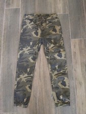 Victorious Men's Utility Front Big Pocket Cargo Jogger Pants M Camo