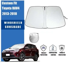 Custom For Toyota RAV4 2013-2018 Car Windshield Sun Shade Front Shield Cover