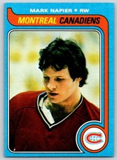 1979-80 Topps MARK NAPIER #222 Montreal CANADIENS no creases