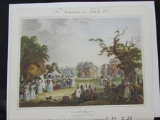 A HISTORY OF THE PRINTS AND PAINTINGS - C. APOSTOOL, 1794 "ARCHERY" -  CALENDAR
