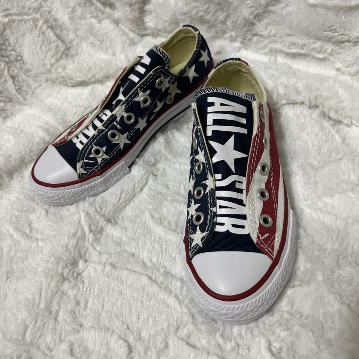 Size 3 Converse Chuck Taylor All Star Low Americana for sale online eBay