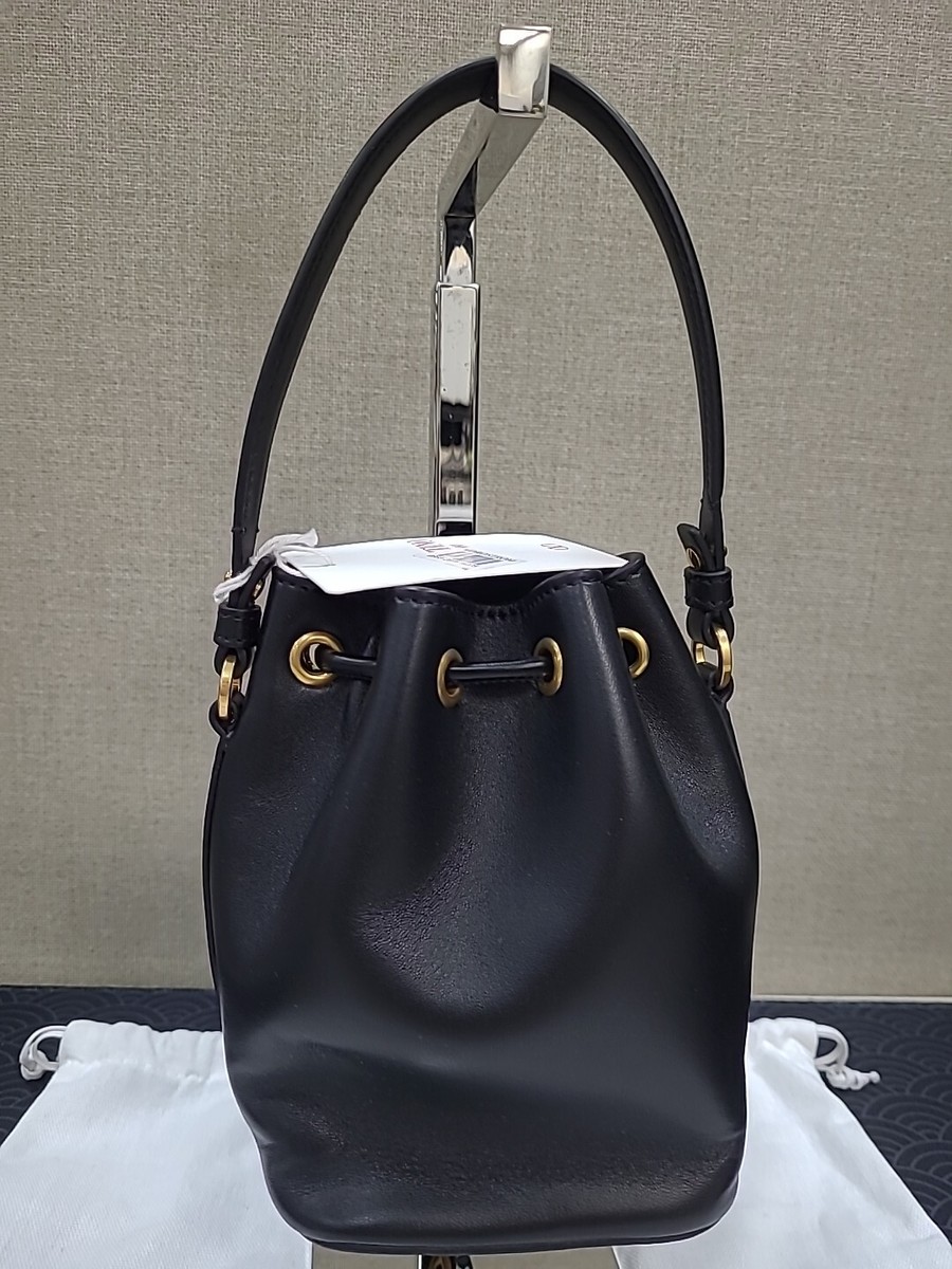 New Valentino Garavani VLogo Signature Drawstring Mini