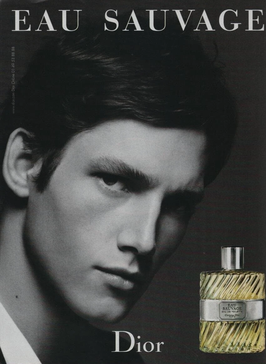 Publicité papier Parfum. Perfume ad. Dior Eau Sauvage 2003 France 