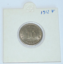 10 Pfennig 1912 F Württemberg Kaiserreich Deutsches Reich Deutschland  Erhaltung
