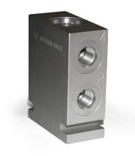 Hydraforce Heavy Duty Flow Divider/Combiner, Valve Cartridge Block,3 Port,SAE 12