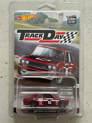 2016 Hot Wheels DATSUN BLUEBIRD 510 Track Day Car Culture Real