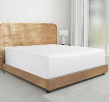 California Design Den California King Fitted Sheet Only, 100 Organic Cotton Per