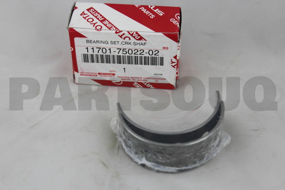 かじ Genuine Toyota 1170451020 Bearing Set, Crankshaft 11704