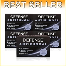 Defense Antifungal Medicated Bar Soap 5-Pack | Fight Jock Itch & Athlete's Foot