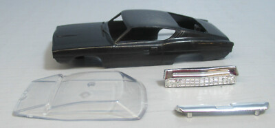 ''NEW'' DASH BLACK TORINO TJET BODY (CLEAR WINDSHIELD)