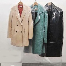 50x Garment Dust Cover Dry Bag Clothes Dress Plastic Polythene Best Clear